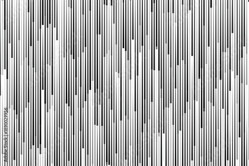 Abstract vertical lines pattern monochrome geometric background with varying thickness and length modern digital art for design EPS Vector