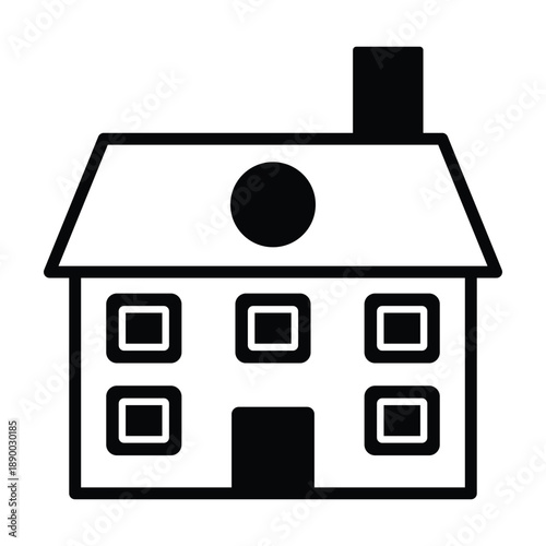 Hotel Vector icon which can easily modify or edit