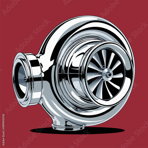 turbo racing kit vector illustration image