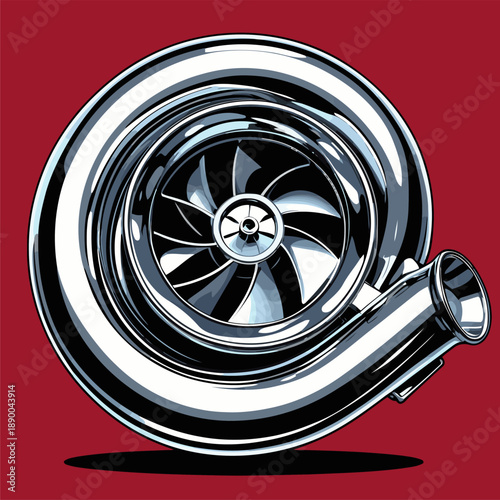 turbo racing kit vector illustration image