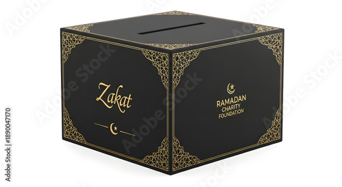 Ramadan zakat box islamic charity donation box for muslims