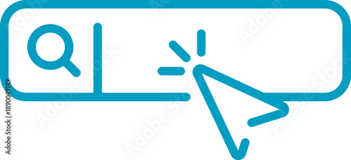 Search Bar UI Elements and icon. Search boxes in different shapes, minimalist user interface templates for web and mobile apps, ordered collection.