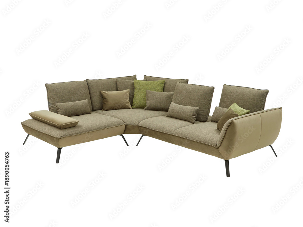 Obraz premium comfortable sofa isolated on white