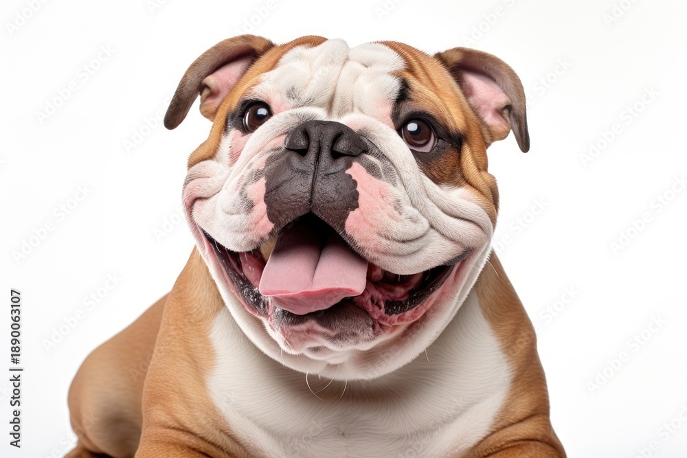 Obraz premium Smiling bulldog mammal animal boxer.
