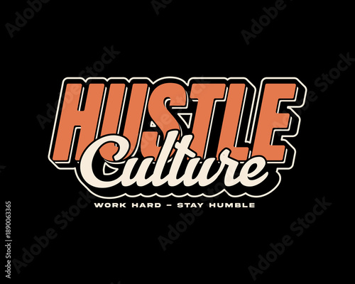 Urban streetwear typography style Graphic tee design templates