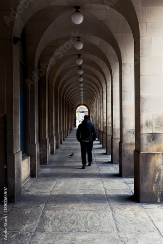 Two Walkers Under The Arches