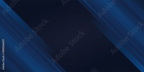 Blue black abstract background geometry shine and layer element vector for presentation design. Suit for business, corporate, institution, party, festive, seminar, and talks