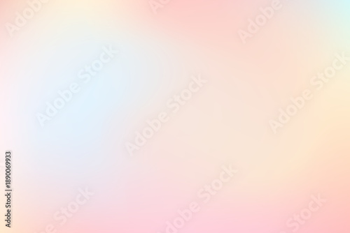 Delicate pastel peach pink, blue and Yellow gradient Space for selling products, backdrop, wallpaper, background, text. Warm texture background. Abstract color vector banner. Vector illustration.