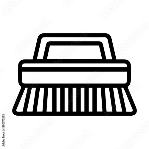 Cleaning brush icon