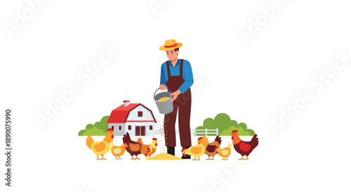 Schoolgirl with backpack in various poses