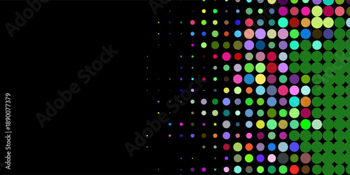 Light BLUE vector layout with circle shapes. Blurred decorative design in abstract style with bubbles. Template for your brand book.