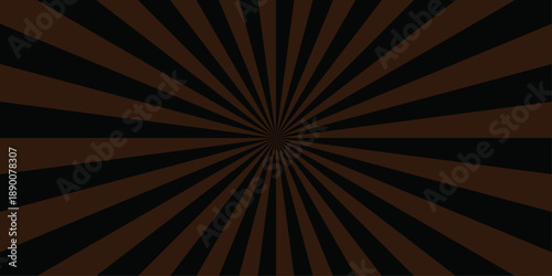 Retro vintage grunge black and white radial burst sunburst ray pattern. Sunburst vector copyspace background. Vintage sunrays illustration swirl line. Abstract circuses, stripe background design.