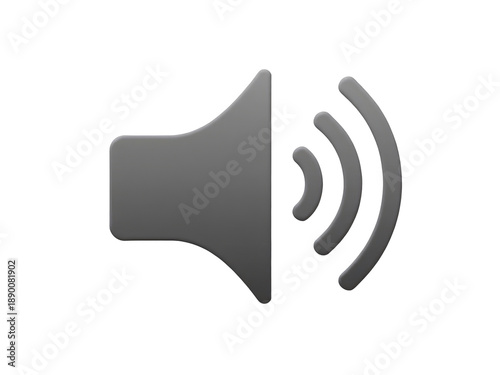 Wallpaper Mural Icon representing a speaker emitting sound waves Torontodigital.ca