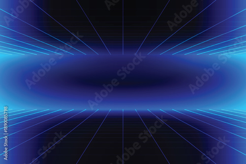 Retro cyberpunk style 80s game scene pixel art 8-bit sci-fi background. glowing neon grid and stars from vintage arcade computer games.	