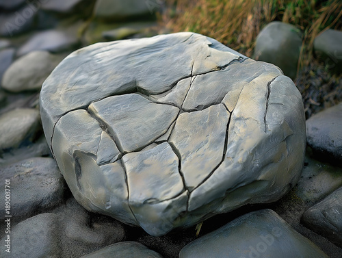 Cracked stone with emerging light, marking the resurrection’s significance