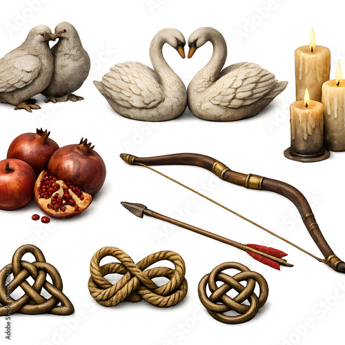 Romantic Wedding Decorative Objects