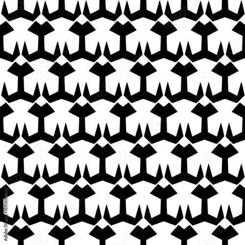 Contemporary abstract vector geometric seamless design