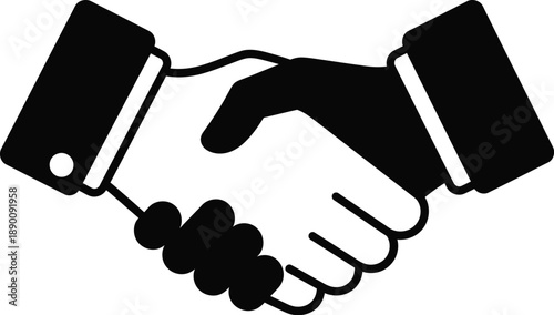 Two hands shaking, agreement successful deal
partnership collaboration. Handshake greeting, meeting trust or success in business