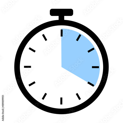 Stopwatch showing partial time elapsed