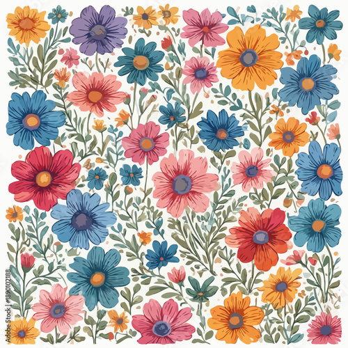 Flowers Pattern Design Very Cool