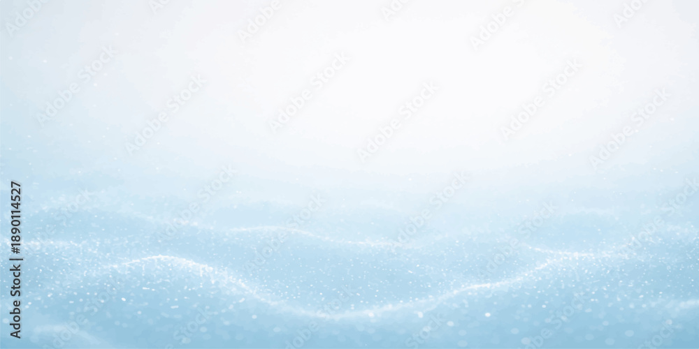 Obraz premium A serene blue abstract winter landscape features a textured pattern of white frost and snowflakes against a cold sky background to create a seasonal nature atmosphere