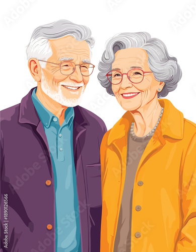 063-39-Senior man and woman sharing a joyful moment, reflecting love and retirement