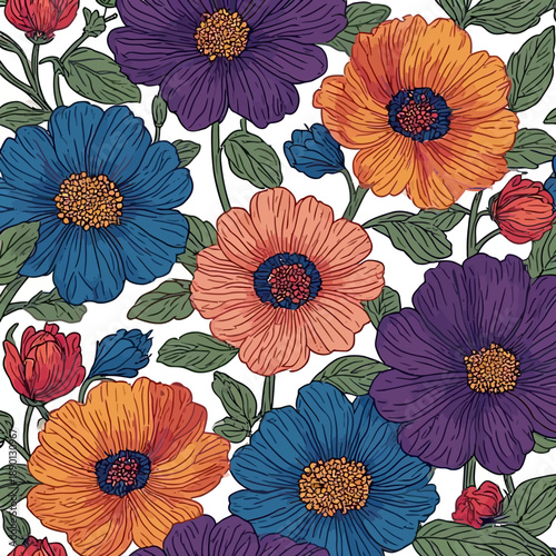 Flowers Design Pattern very Cool