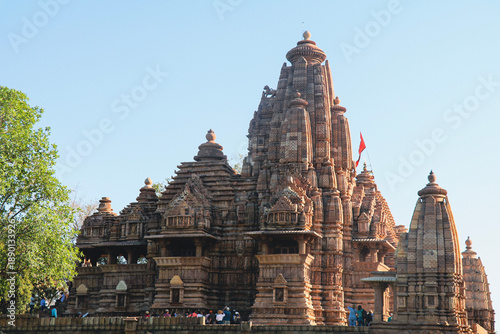 Foto The Khajuraho Group of Monuments at Madhya Pradesh, India