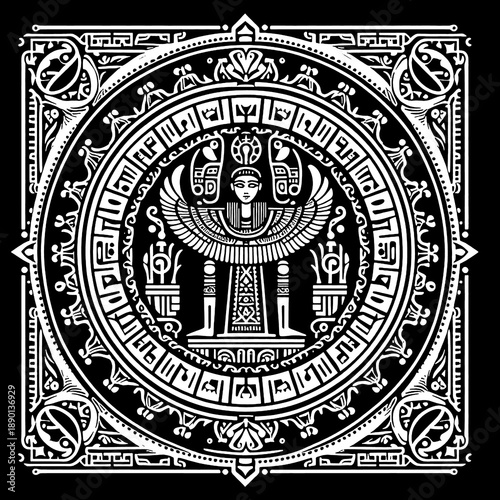 vector illustration of a decorative ornament