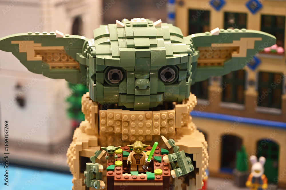 Naklejka premium LEGO Star Wars. Master Yoda