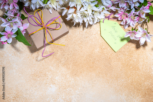 Mother day greeting card background