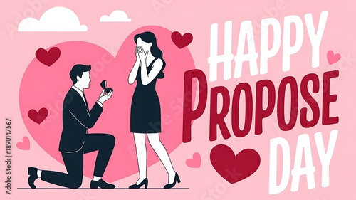 Plakat Happy propose day