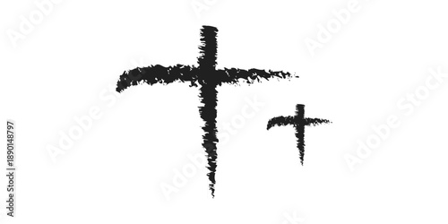 Faith, Christian, Jesus, Cross Png, Laser cut file, Artistic Cross, Painted Cross, Artsy Cross, Paint Brush, Old Rugged Crosses
