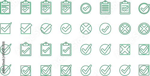 Collection of various badges and labels with transparent background