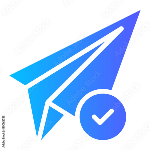 send message gradient icon