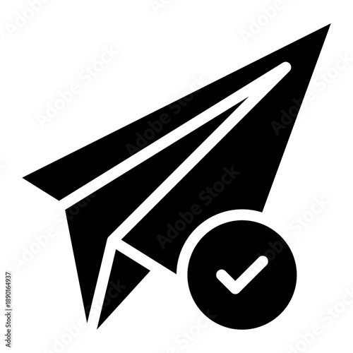 send message glyph icon