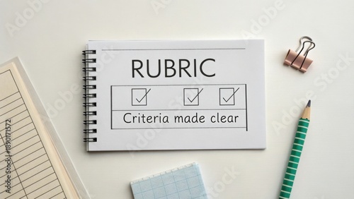 Rubric Checklist Document for Clear Criteria