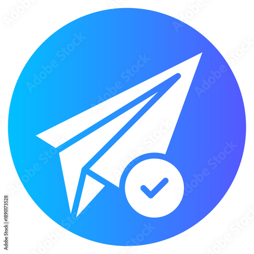 send message gradient icon