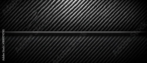Carbon fiber diagonal line dark texture modern background industrial design metallic stripe abstract pattern black surface technology detail sleek material Carbon fiber diagonal line dark texture