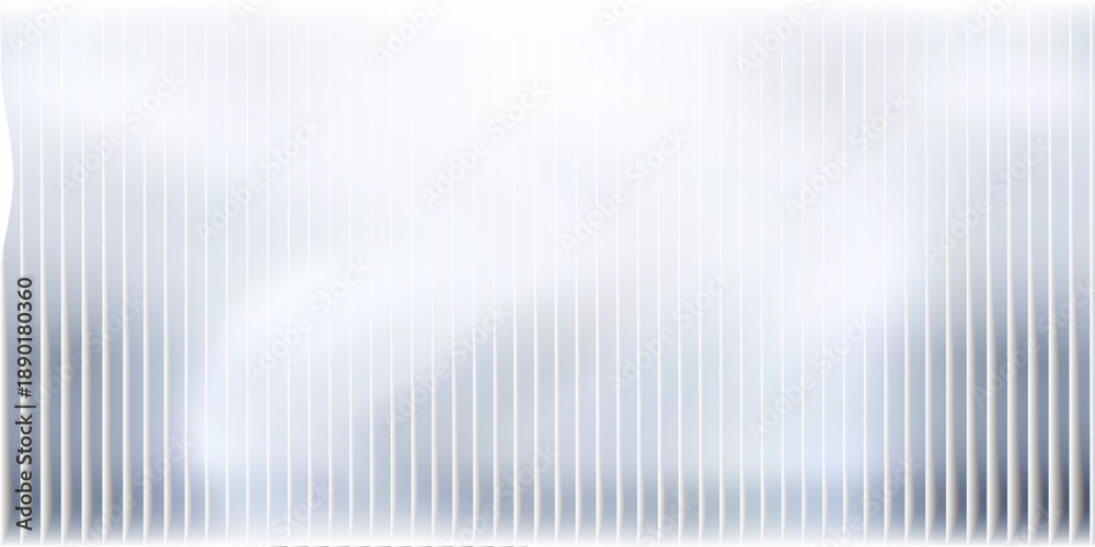 Foto Vector ribbed glass texture background