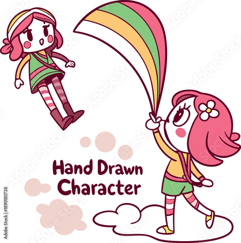 Cartoon Mascot Character Vector Illustration