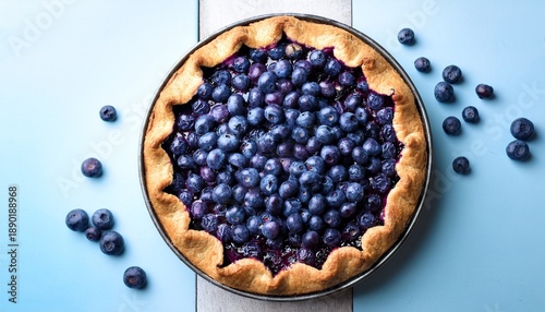 Blueberry Pie With Blueberries