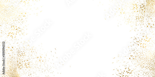 Shiny Gold Glitter Luxury Background design. Line  gold  wave Golden grunge background with space for your text. Gold Foil Frame Abstract Shiny Gold Glitter.