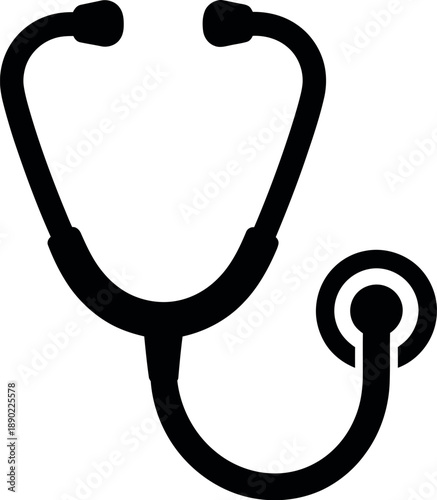 Medical stethoscope symbol