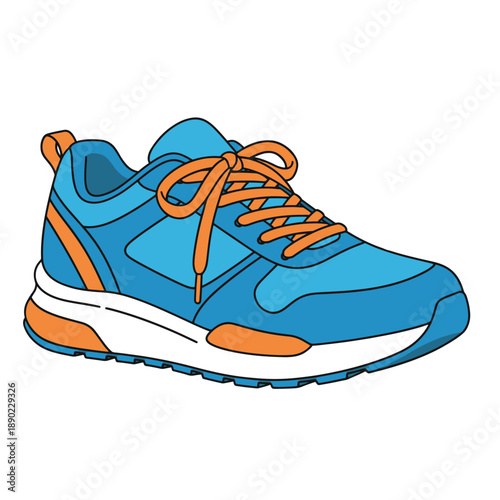 Sneaker illustration vector art design