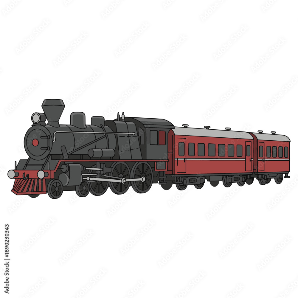 Obraz premium Train vector design