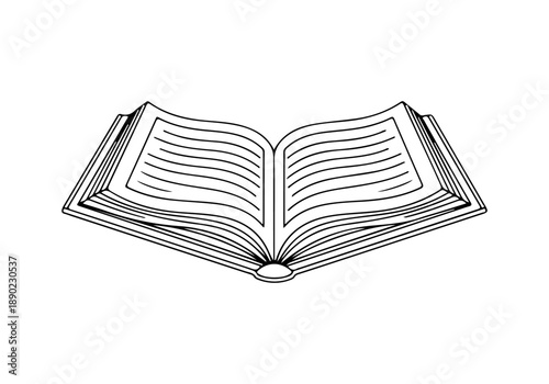 Ramadan and Quran a sacred book icon representing Islamic faith and the holy scripture during the holy month