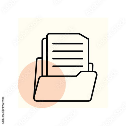 Document vector, pixel perfect, illustrator file 
