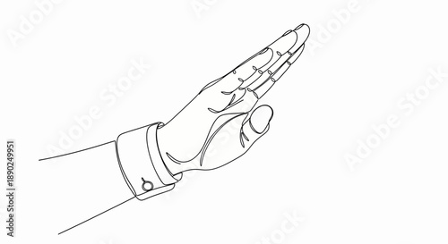 hand with pointing finger