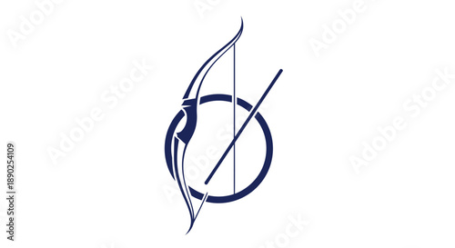 blue ribbon on white background